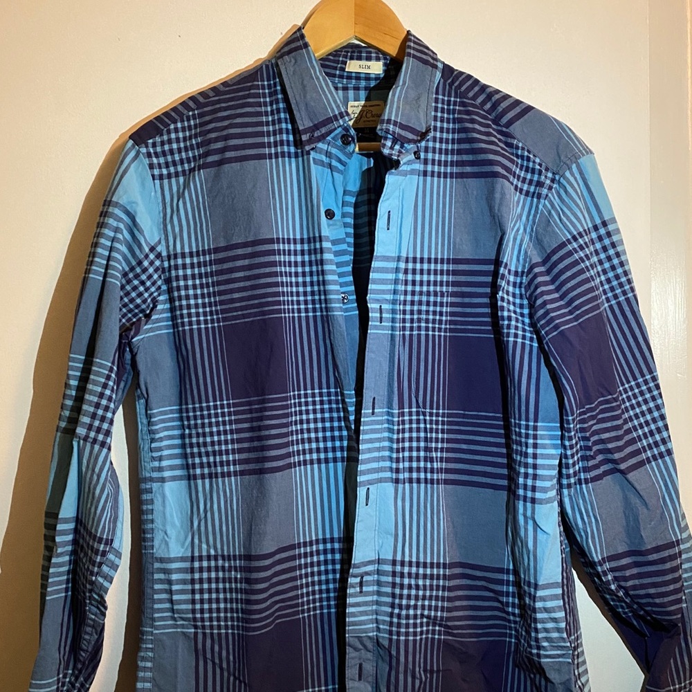 men’s j crew button down